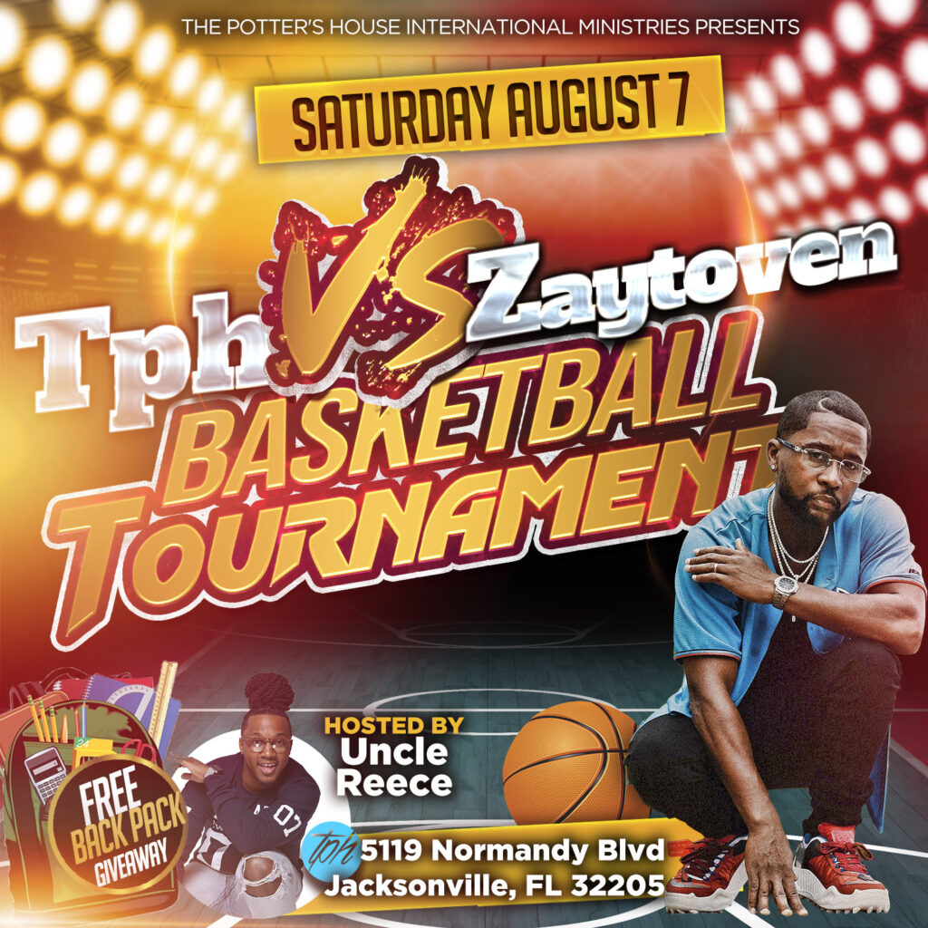 TPH Vs Zaytoven Basketball Tournament Flyer